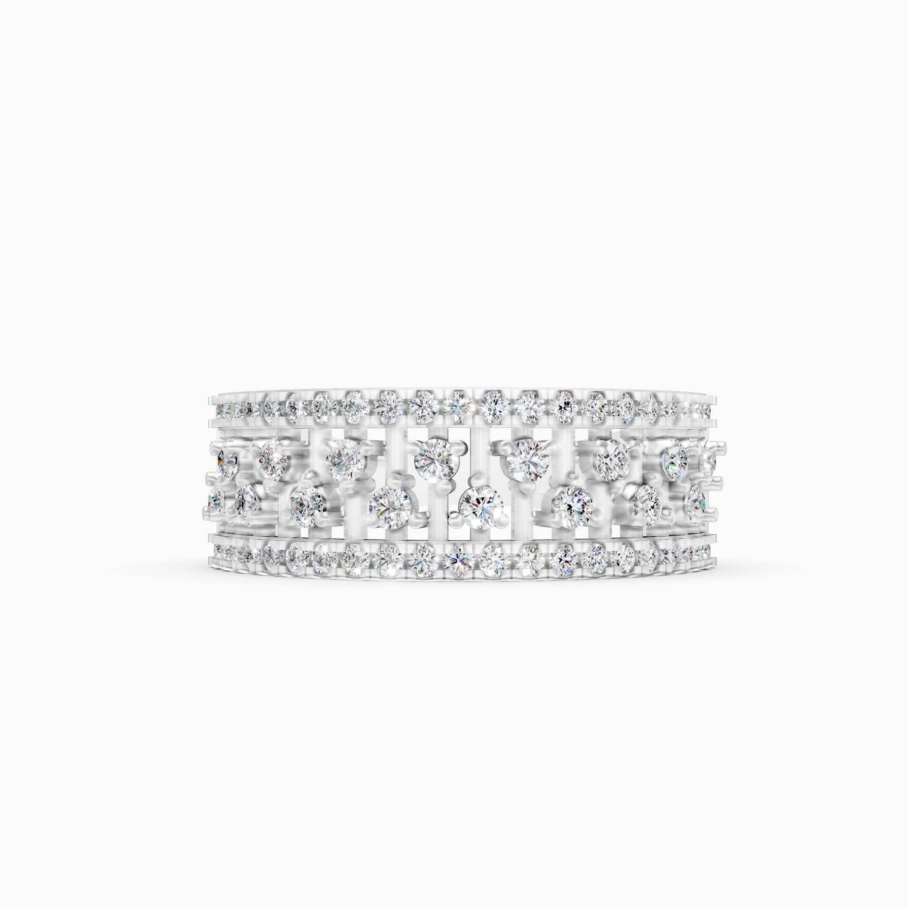 Antique Round Diamond Cluster Ring For Her